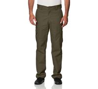 Dickies Pantalon Cargo en sergé Stretch Droit régulier d'utilité Professionnelle, Vert Mousse, 30 W/32 L Homme