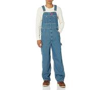 Dickies Salopette bretelles indigo pour homme, Teinte moyenne Heritage, 44W x 30L