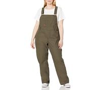 Dickies Women's Relaxed Fit Bib Overalls Salopettes à Bretelles, Vert Mousse rincée, XS Femme