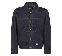 Dickies - Selvedge Pleated Denim Jacket - Homme - Vestes - Bleu - Taille: XL