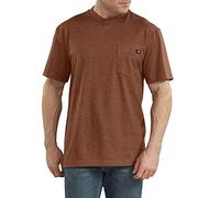 Dickies Heavyweight Crew Neck Short Sleeve Tee T-Shirt, Bruyère Rouge Rustique, XL Homme