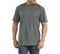 Dickies T- Shirt épais à Manches Courtes et col Rond avec Poche Chemise Henley, Hunter Green Si, XL Homme