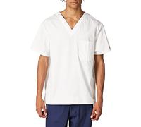 Dickies Signature blouse médicale à col en V pour homme - Blanc - Taille 3XL