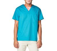 Dickies Signature blouse médicale à col en V pour homme - Bleu - Taille S