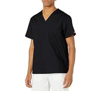 Dickies Signature blouse médicale à col en V pour homme - Noir - Taille S