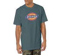Dickies T-Shirt à Manches Courtes pour Homme avec Logo Tricolore, Vert Lincoln, Taille L