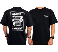 Dickies - T-shirt en coton - Dry Ridge SS Tee Black pour Homme en Coton - Taille S - Noir Noir S