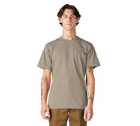 Dickies T-Shirt épais à Manches Courtes et col Rond pour Homme, Sable, Taille L
