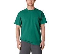 Dickies T- Shirt épais à Manches Courtes et col Rond, Vert chiné, L Homme