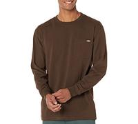 Dickies T-Shirt épais à Manches Longues et col Rond pour Homme, Marron Chocolat, XL