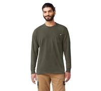 Dickies Col Rond épais à Manches Longues T-Shirt, Vert Mousse, L Homme