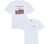 Dickies - Tee-shirt décontracté en coton - Donut House Tee SS White pour Homme en Coton - Taille L - Blanc Blanc L