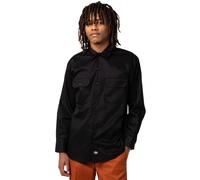 Dickies Travail Chemise Manche Longue Chemise Hommes Work à Manches Longues Noir