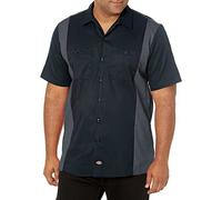 Dickies Two Tone Work - Chemise casual - coupe cintrée - Manches courtes - Homme - Noir (BlackCharcol) - X-Large