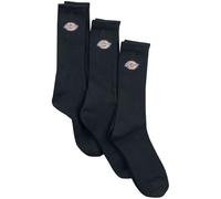 Dickies Valley Groove - Lot De 3 Unisexe Chaussettes noir EU 39-42