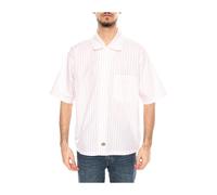 Dickies - Venedocia Stripe Shirt - Homme - Chemises - Blanc - Taille: L