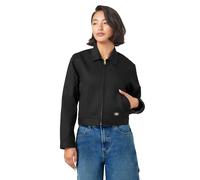 Dickies Unlined Cropped Eisenhower Jacket Noir L Femme