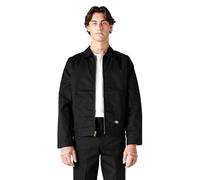 Dickies Lined Eisenhower Veste Homme Fermeture Éclair, Noir (Black / Schwarz), Large x Long