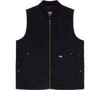 Dickies - Veste sans manches en toile matelassée - Quilted Canvas Vest Black en Coton - Taille L - Noir Noir L