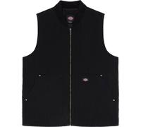Dickies - Veste sans manches en toile matelassée - Quilted Canvas Vest Black en Coton - Taille M - Noir Noir M