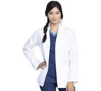 Dickies Women's 28 Inch Lab Coat, White, Small