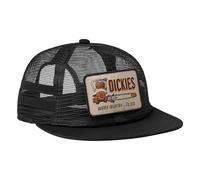 Dickies Woven Patch Full Mesh Hat Chapeau, Noir, Taille Unique Homme