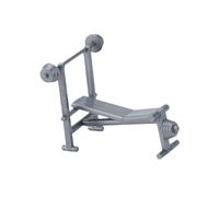 Dickly 1:20 Équipement de fitness miniature Modèle de gymnase DIY Craft Role Playing Workout Equipment Modèle pour la scène bricolage Diorama, Support de Barre D'accès