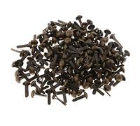 Dickly 200 Attaches Parisiennes en Papier à Tête Ronde pour L'artisanat de Scrapbooking 4.5mm, Bronze