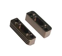 Dickly Accessoire de montage de moteur RC Paire de supports de moteur Kits de support de montage de moteur RC en métal pour accessoires de bricolage