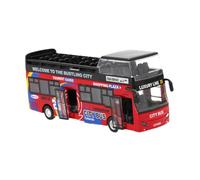 Dickly Bus de bus bus à double décerk avec des lumières et des sons pour les filles garçons, Rouge