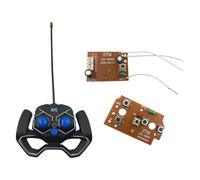 Dickly Carte émetteur et Carte Récepteur, Pièce de Rechange Facile à Installer, Modèle RC 4CH pour Bateau RC, Camion RC, Pièces de Mise à Niveau de Jouets RC