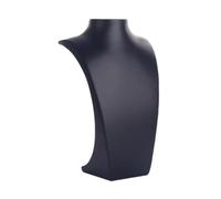 Dickly Collier Bijoux d'affichage Buste Show Rack Creative Collier Holder Bijoux Stand Mannequin Modèle Buste pour comptoir de vitrine, Black 15x10x26.5 Cm