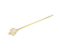 Dickly de Fée Royale Sceptre Strass pour Cadeaux de Reconstitution Historique, Or