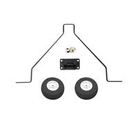 Dickly Ensemble de trains d'atterrissage, accessoires de train d'atterrissage directs, remplace, bricolage, roues d'avion télécommandées, planeur en fil