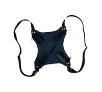 Dickly Harnais à Double Couteau, Fourreau arrière de Couteau, étui de Transport de Couteau d'accessoire de Costume en Cuir PU à Double Couteau,