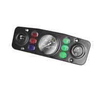 Dickly Kit de Compteur de Voiture de Tableau de Bord 3 en 1, jauge Automatique, Kit de Triple jauge Automatique 12V pour tracteurs de Voiture, Moto