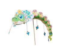 Dickly Kit de lanterne en papier fait main en forme de serpent dansant à faire soi-même pour illuminer les activités traditionnelles et les événements, Shenianshunsui