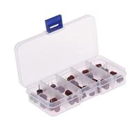 Dickly Lot de 50 Fusibles Micro de La Série 500 MA, 1 A, 1,25 A, 1,6 A, 2 A, 2,5 A, 3,15 A/4 A