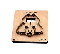 Dickly Matrice de Découpe du Cuir, Artisanat du Cuir, Outil Manuel Tranchant, Simple à Utiliser, Moule de Découpe du Cuir, Modèle de Poinçonnage, Bricolage P, en Forme de Vache