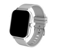 Dickly Montre Intelligente à la Mode Assistant Vocal Plusieurs Modes de Sport podomètre réponse Passer des appels IP68 étanche Montre de Fitness, Gris