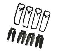 Dickly Propriétés pliables avec gardes d'hélice Pièce quadcoptère facile Installation Pièces de rechange Accessoires de drones pour E88PRO E88, 1 Jeu