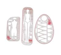 Dickly Règle de Modèle de Dessin de Mode, Robes de Couture, Règles D'illustration de Mode