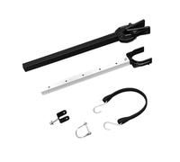 Dickly Supports de Rouleau et de Remorque Réglables pour Bateau, 23 à 35 Pouces, Support de Moteur de Bateau en Caoutchouc et en Acier Haute Performance, Noir
