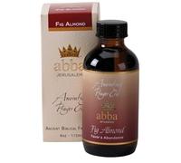 Dicksons Abba - Huile de prière d'onction de Jérusalem, huile biblique parfumée pour prière, culte, dévotion à la maison et bénédiction, 118 ml, faveur et abondance - figue amande