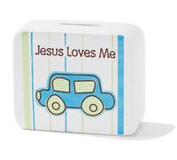 Dicksons Jesus Loves Me Coin Bank, Car