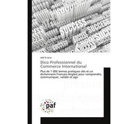 Dico professionnel du commerce international - Adil El Amri - P.academiques Francophones - broché - Essai