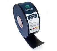 diconfa Bande de Caoutchouc AUTOCollante 100mm 10cm de Large - ÉPAISSEUR 0,5mm à 10mm Longueur 0,05 à 10m - 150mm 15cm de Long, 5mm épais - Tapis en Caoutchouc au mètre Fortement adhésif