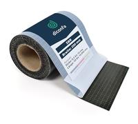 diconfa Bande de Caoutchouc AUTOCollante 150mm 15cm de Large - ÉPAISSEUR 0,5mm à 10mm Longueur 0,05 à 10m ==> 1600mm 160cm de Long, 2mm épais - Tapis en Caoutchouc au mètre Fortement adhésif