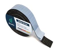 diconfa Bande de Caoutchouc AUTOCOLLANTE 30mm 3cm de Large - ÉPAISSEUR 0,5mm à 10mm Longueur 0,05 à 10m ==> 750mm 75cm de Long, 8mm épais - Tapis en Caoutchouc au mètre Fortement adhésif