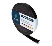 diconfa Bande de Caoutchouc Largeur 10mm 1 cm - ÉPAISSEUR 1 à 10 mm - Longueur 0,05 à 10 m ==> 2600 mm (260 cm) de Long, 2 mm d'épaisseur - Tapis en Caoutchouc Vendu au mètre antidérapant